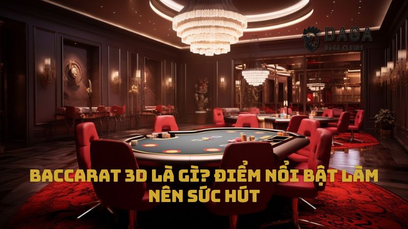 Baccarat 3D là gì? Điểm nổi bật làm nên sức hút